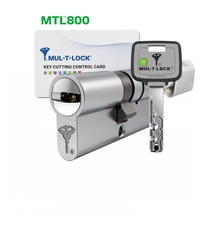 Купить Цилиндровый механизм ключ-вертушка Mul-T-Lock (Светофор) MTL800 130 mm (60+10+60) по цене 30`881 руб. в Москве