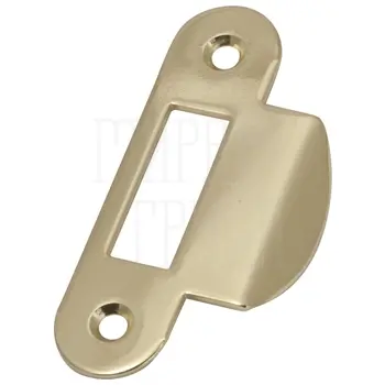 Ответная планка AGB с загнутым язычком (для тихого замка Evolution и стандартных дверей нефальцованных) золото