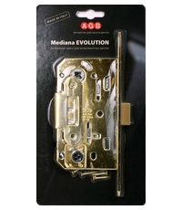 Купить Защелка тихая AGB Mediana Evolution под завертку с отв. пл. + крепеж (BOX) по цене 1`132 руб. в Москве