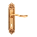 Дверная ручка на планке Melodia 285/229 'Daisy', французское золото (key)