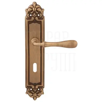 Дверная ручка на планке Melodia 294/229 'Beta' матовая бронза (key)