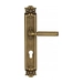 Дверная ручка Venezia 'MOSCA' на планке PL97, матовая бронза (cyl)