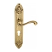 Дверная ручка Venezia 'VIVALDI' на планке PL90, французское золото (cyl)