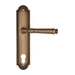 Дверная ручка Fratelli Cattini 'FARFALLA' на планке PL248 , матовая бронза (cyl)