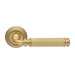 Дверная ручка Extreza 'Benito' (Бенито) 307 на круглой розетке R05, матовое золото