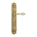 Дверная ручка Venezia 'COLOSSEO' на планке PL97, полированная латунь