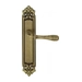 Дверная ручка Extreza 'CARRERA' (Каррера) 321 на планке PL02, матовая бронза (wc)