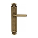 Дверная ручка Venezia 'MOSCA' на планке PL97, матовая бронза