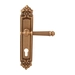 Дверная ручка на планке Melodia 102/229 'Veronica', матовая бронза (cyl)