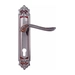 Дверная ручка на планке Melodia 285/229 'Daisy', французское серебро (cyl)