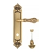 Дверная ручка Venezia 'MONTE CRISTO' на планке PL96, французское золото (wc-4)