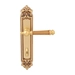 Дверная ручка на планке Melodia 102/229 'Veronica', французское золото (wc)