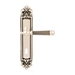 Дверная ручка на планке Melodia 102/229 'Veronica', серебро 925 (key)