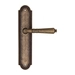 Дверная ручка Fratelli Cattini 'TOSCANA' на планке PL248 , античная бронза
