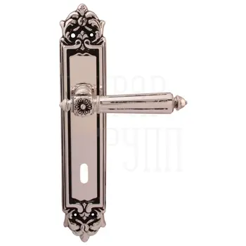 Дверная ручка на планке Melodia 246/229 'Nike' серебро 925 (key)