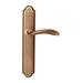 Дверная ручка на планке Melodia 458/458 'Firenze', матовая бронза