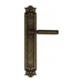 Дверная ручка Venezia 'MOSCA' на планке PL97, античная бронза