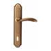 Дверная ручка на планке Melodia 458/458 'Firenze', матовая бронза (key)