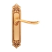 Дверная ручка на планке Melodia 285/229 'Daisy', французское золото