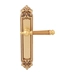 Дверная ручка на планке Melodia 102/229 'Veronica', французское золото