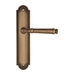 Дверная ручка Fratelli Cattini 'FARFALLA' на планке PL248 , матовая бронза