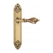Дверная ручка Venezia 'FLORENCE' на планке PL90, французское золото