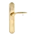 Дверная ручка Extreza 'CALIPSO' (Калипсо) 311 на планке PL01, полированная латунь (key)