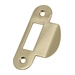 Ответная планка AGB с загнутым язычком (для тихого замка Evolution и стандартных дверей нефальцованных), золото