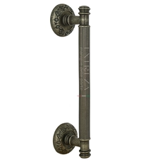 Купить Ручка дверная скоба Extreza "Benito" (Бенито) 275 мм (225 мм) на круглых розетках R04 по цене 15`705 руб. в Москве