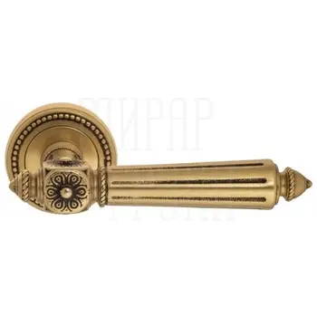 Дверная ручка на розетке Venezia 'CASTELLO' D3 французское золото