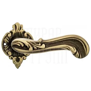 Дверная ручка на розетке Venezia 'GIULIETTA' D7 матовая бронза