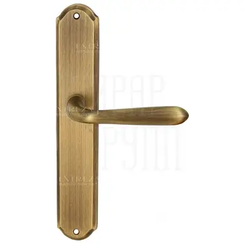Дверная ручка Extreza 'ALDO' (Альдо) 331 на планке PL01 матовая бронза (PASS)