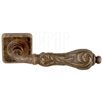 Дверная ручка на розетке Melodia 235 Z1 'Mirella' античная бронза