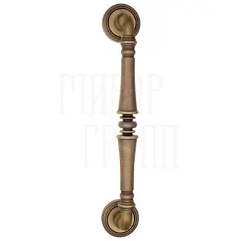 Дверная ручка-скоба Fratelli Cattini 'GRACIA' 300мм (250мм) D1P матовая бронза