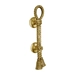 Дверная ручка-скоба Mestre ON 4484 (400/163 mm), золото 24к