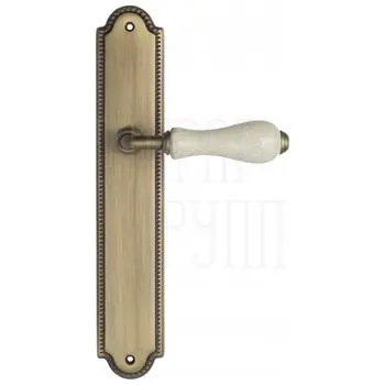 Дверная ручка Venezia 'COLOSSEO' на планке PL98 матовая бронза
