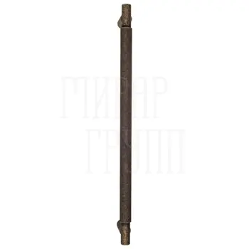 Дверная ручка-скоба Fratelli Cattini 'UNA X' 450мм (400мм) античная бронза