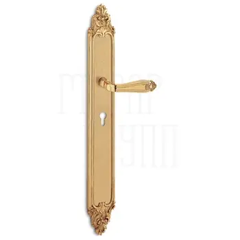 Дверная ручка на планке Salice Paolo 'Montpellier' 3051/3030 золото 24к