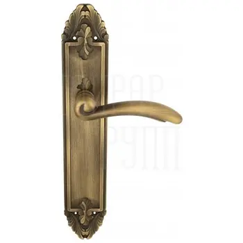 Дверная ручка Venezia 'VERSALE' на планке PL90 матовая бронза