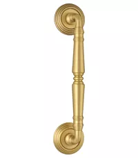 Купить Ручка дверная скоба Extreza "Petra" (Петра) 250 мм (205 мм) на круглых розетках R05 по цене 10`560 руб. в Москве