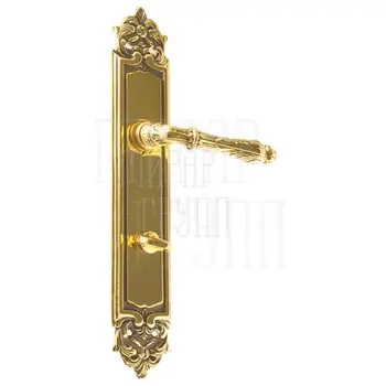 Дверная ручка на планке Mestre OА 3836 черненое золото (wc)