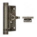 115FA003 Доводчик дверной стальной пружинный до 60 кг aldeghi (125x300мм), античное серебро