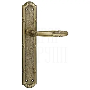 Дверная ручка на планке Mestre OА 2136 черненое золото (cyl)