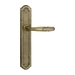 Дверная ручка на планке Mestre OА 2136, черненое золото (cyl)