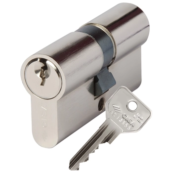 Цилиндр CISA серии С2000 ключ-ключ 60мм (30х30) никель