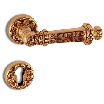 Дверная ручка на розетке Salice Paolo 'Capua' 3315 французское золото