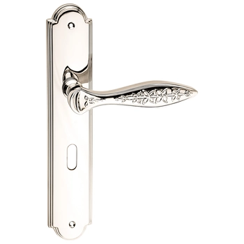 Дверная ручка на планке Fimet 'Blossom' 1378 (257) полированный никель