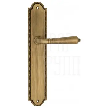Дверная ручка Venezia 'VIGNOLE' на планке PL98 матовая бронза