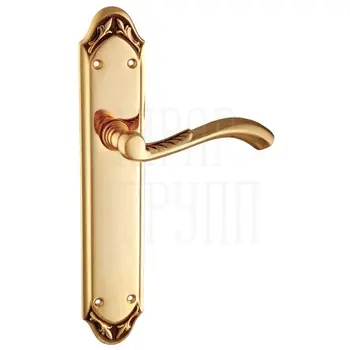 Дверная ручка на планке Mestre OA 1438 золото черненое