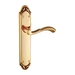 Дверная ручка на планке Mestre OA 1438, золото черненое